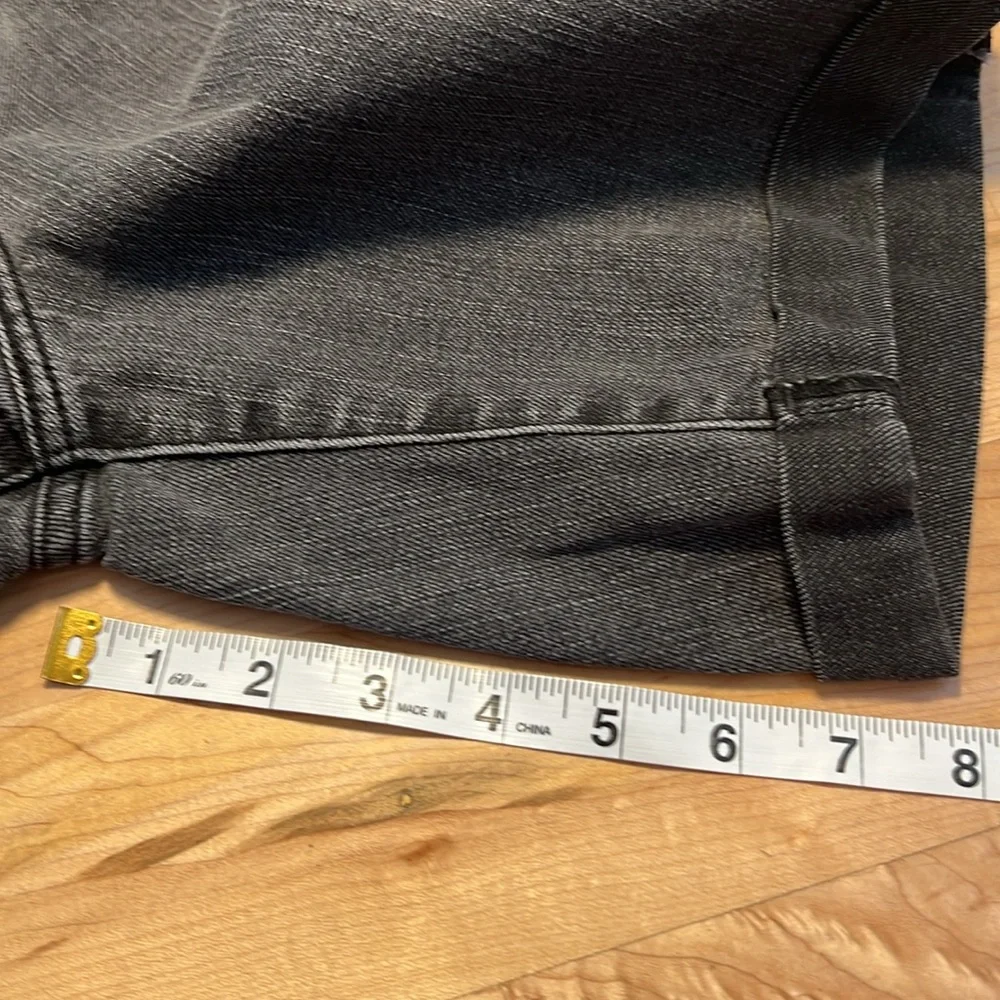 Abercrombie & Fitch Light Black Jean Shorts - Size 28